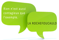 Citation La Rochefoucauld : Rien n'est aussi contagieux que l'exemple.